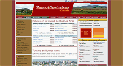 Desktop Screenshot of buenosairesturismo.com.ar
