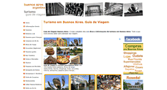 Desktop Screenshot of buenosairesturismo.com.br